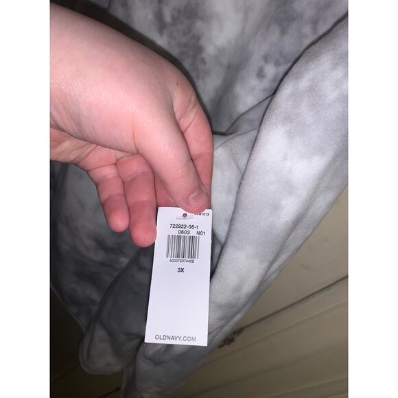 NWT Old navy tie-dye zip up fleece sweatshirt size 3X - Picture 3 of 7